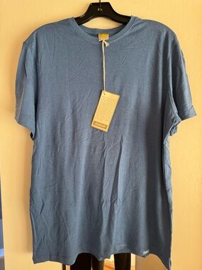 Onno Men's Short Sleeve Crewneck Tee - Slate Blue